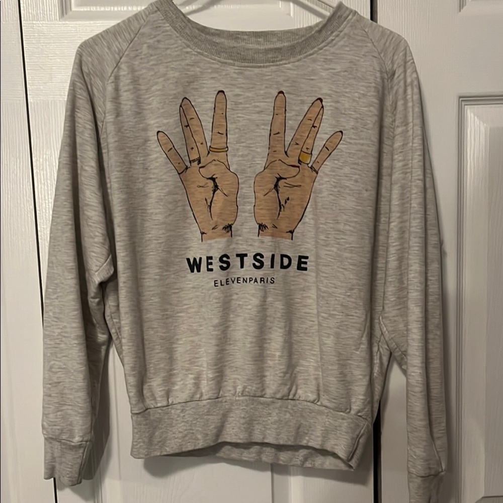 Elevenparis Westside Gray Sweatshirt